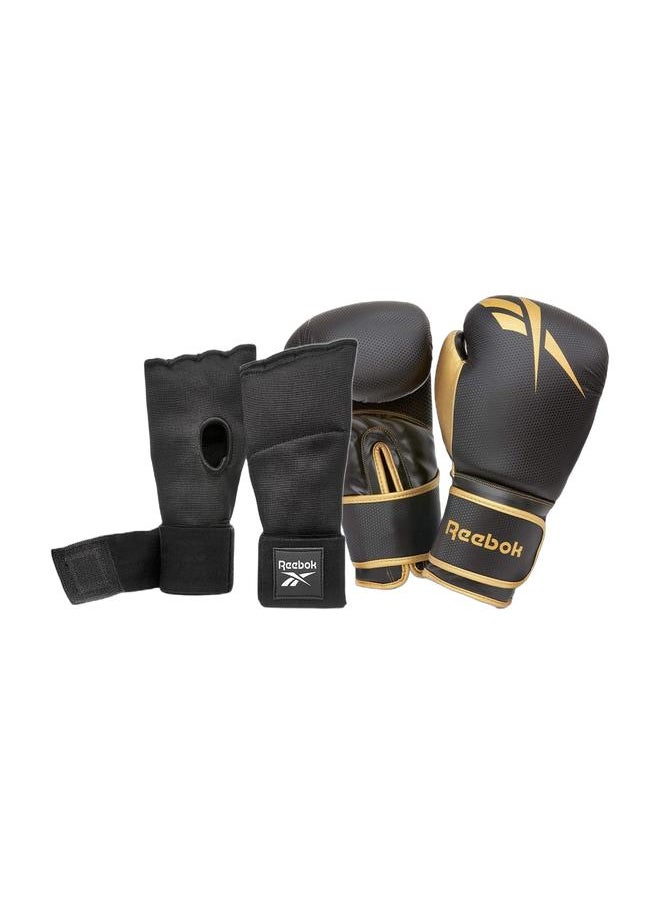 Reebok Reebok Boxing Gloves & Pro Quick Wraps S/M Combo  - Image 1