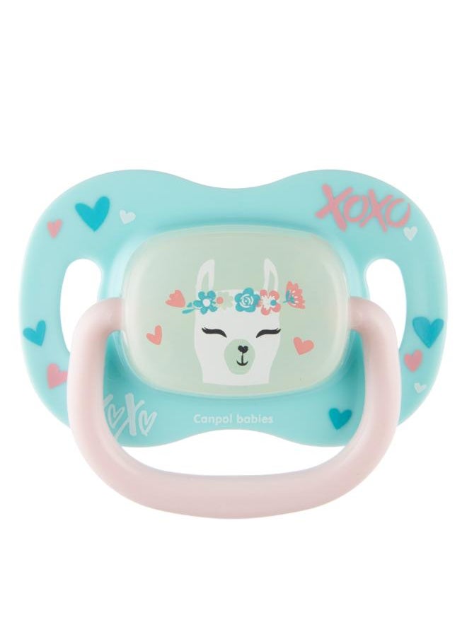 Canpol babies - Silicone Symmetrical Soother 0-6 m EXOTIC (lama) - Image 1