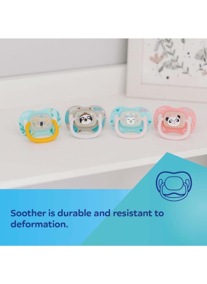 Canpol babies - Silicone Symmetrical Soother 0-6 m EXOTIC (lama) - Image 1