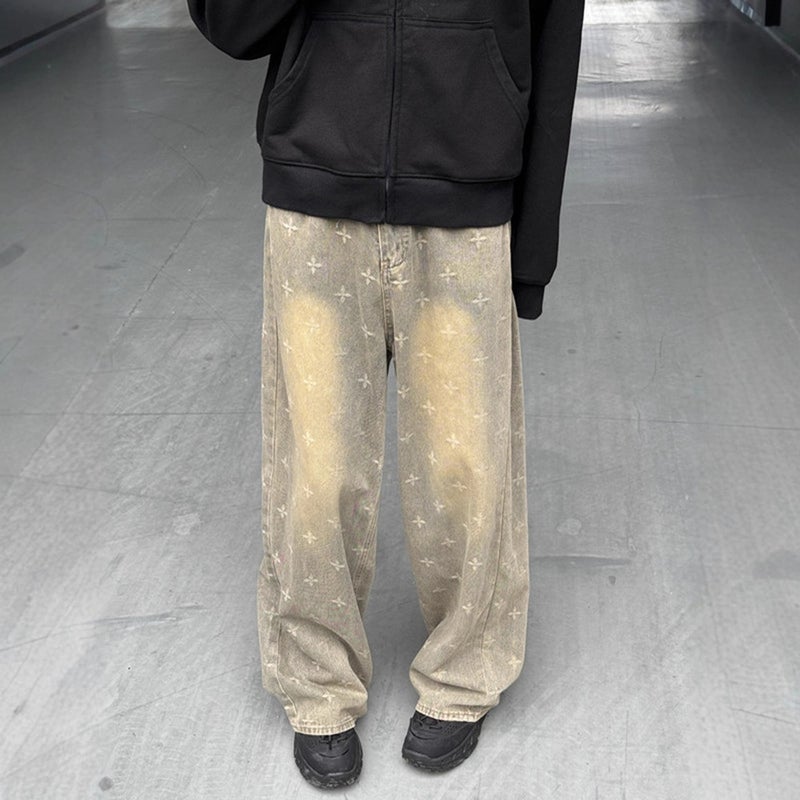 Unisex Casual Daily Denim Jeans - Image 1
