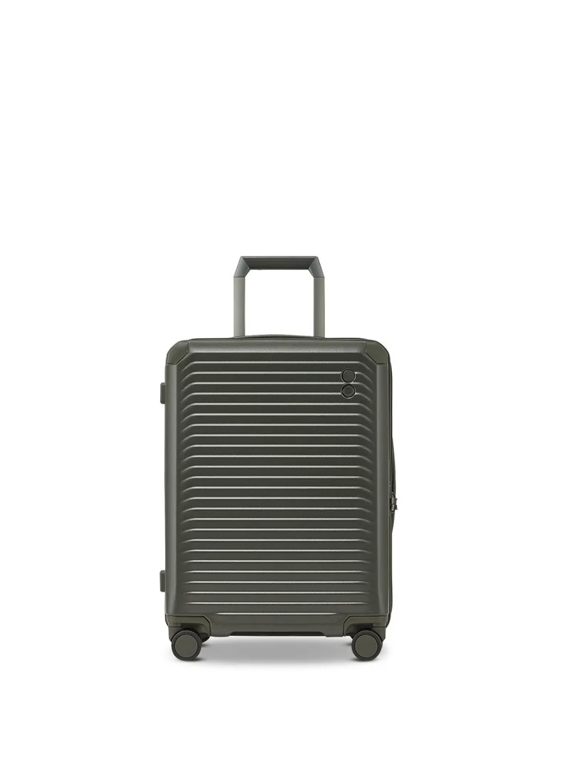 Echolac Shogun Evo 20 Inch Trolley Luggage – Dark Olive, Premium Travel Suitcase
