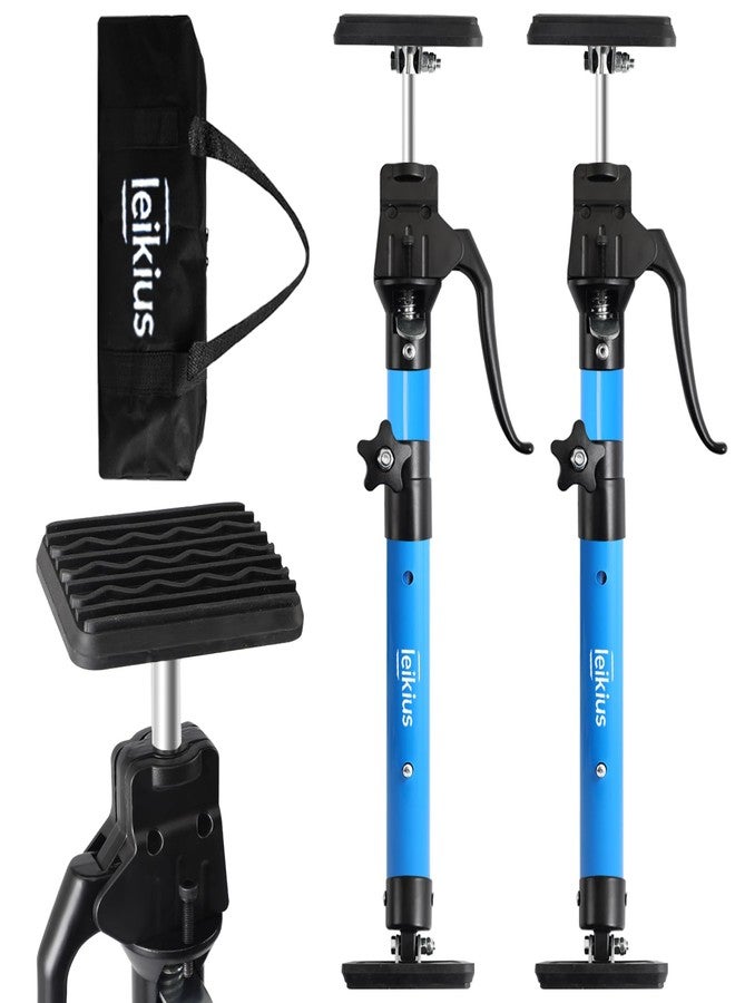 Leikius Cabinet Jacks for Installing Cabinets, Heavy Duty Third Hand Support Pole，Drywall Jack,Premium Support Pole,Telescopic Adjustable 3rd Hand Support Pole for Celling Extend from 15.8 to 23.6 inches 2PC - Image 1