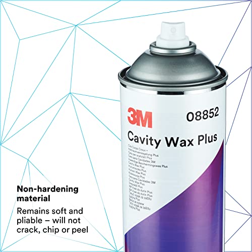 3M Cavity Wax Plus Aerosol Spray, 08852, 18 fl oz, Self-Healing, Corrosion Protection, Non-Hardening, Chipping, Peeling, Cracking - Image 3