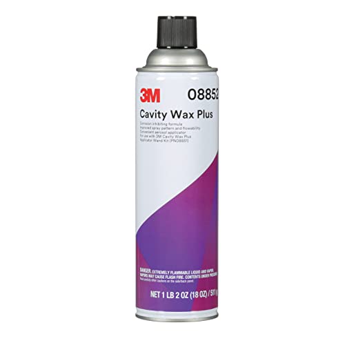 3M Cavity Wax Plus Aerosol Spray, 08852, 18 fl oz, Self-Healing, Corrosion Protection, Non-Hardening, Chipping, Peeling, Cracking - Image 1