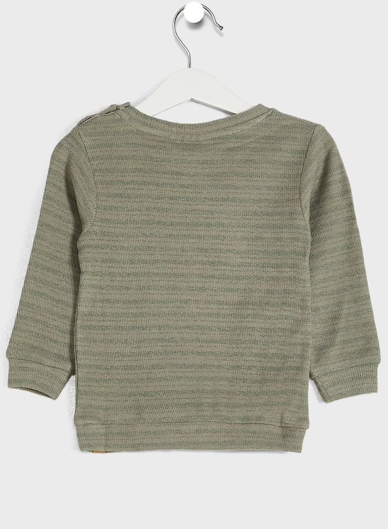 NAME IT Infant Striped Sweatshirt