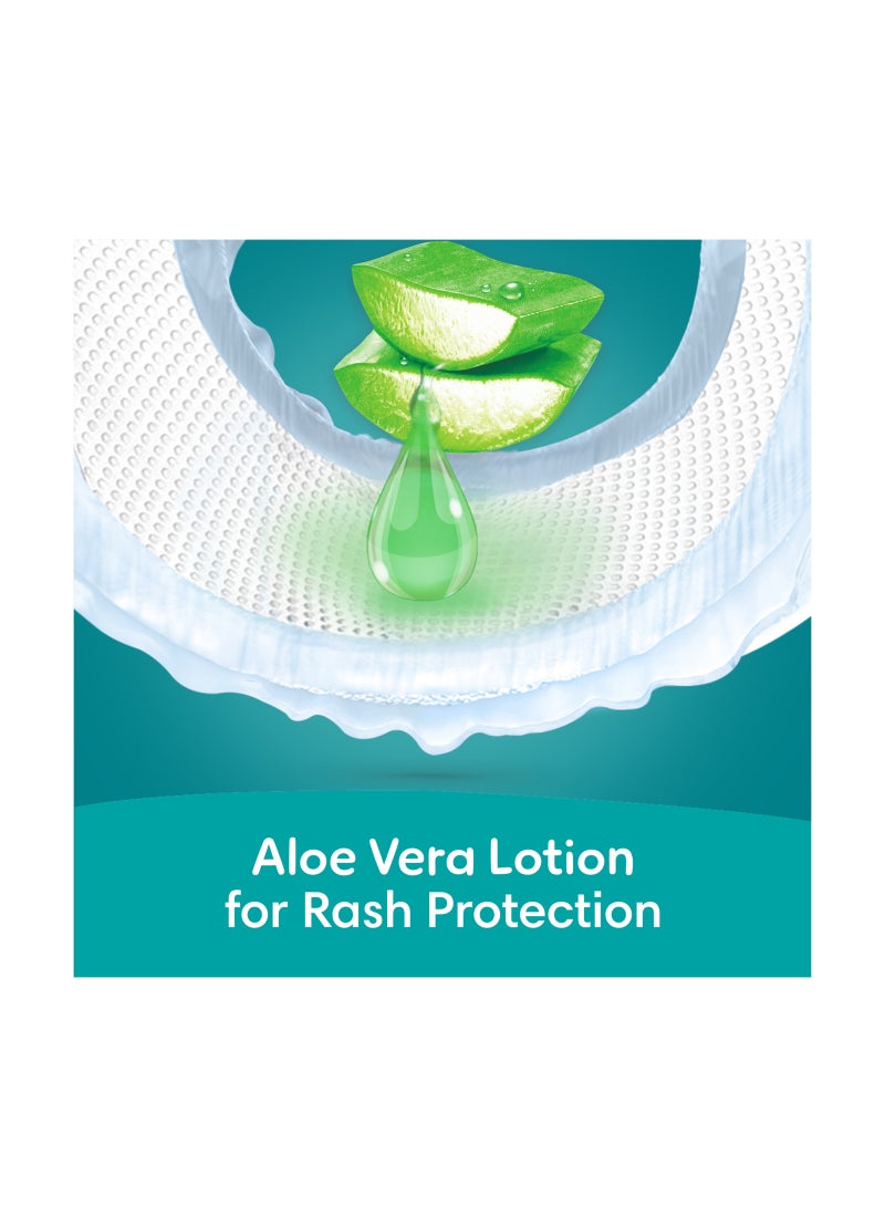 Pampers Rash Protection Taped Diapers Size 7 With Aloe Vera Lotion 15+ Kg Mega Pack 30 Count - Image 2
