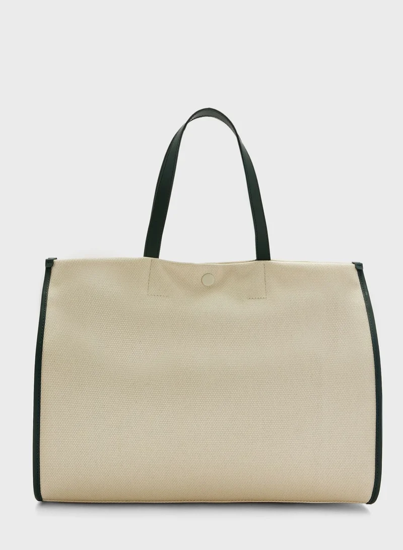 LACOSTE Top Handle Shopper Bag