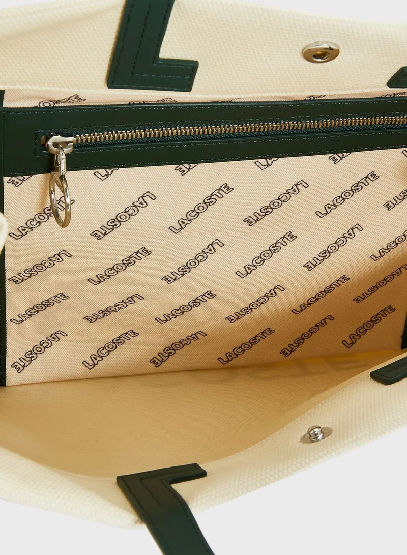 LACOSTE Top Handle Shopper Bag