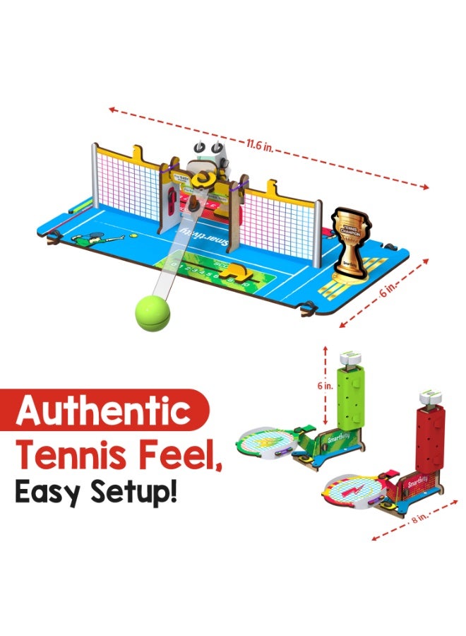 Smartivity Tabletop Tennis Toy for Kids 6 to 12, 2 Player STEM Toy with Mechanical Rackets & Scoreboard, Birthday Gift for Boys & Girls Age 6, 7, 8, 9, 10, 11, 12, 13, 14 Years Old - Image 4