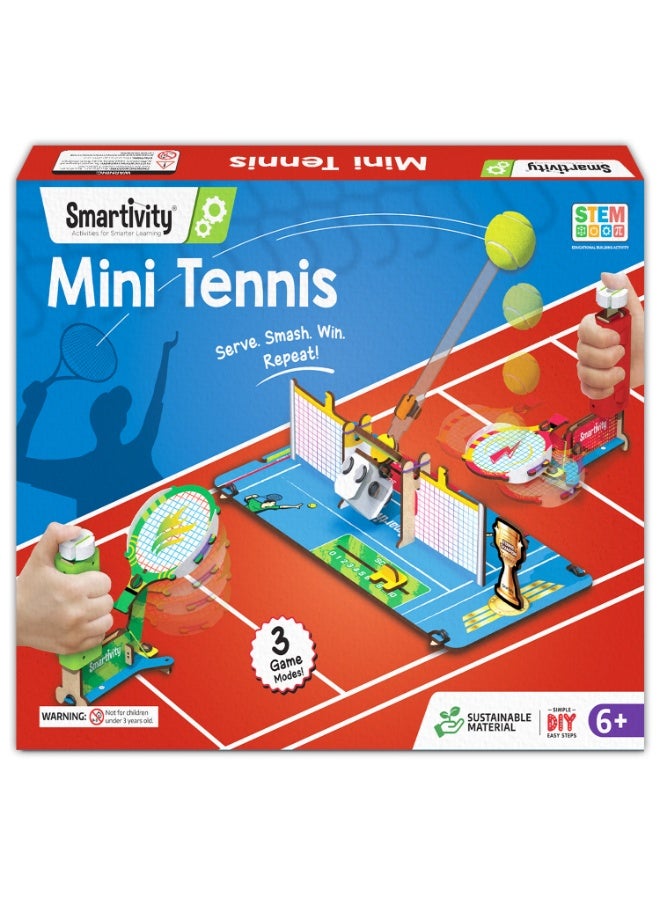 Smartivity Tabletop Tennis Toy for Kids 6 to 12, 2 Player STEM Toy with Mechanical Rackets & Scoreboard, Birthday Gift for Boys & Girls Age 6, 7, 8, 9, 10, 11, 12, 13, 14 Years Old - Image 1