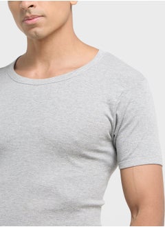 Seventy Five Basics Pack Of 3 Slim Muscle Fit Vest  - Image 3