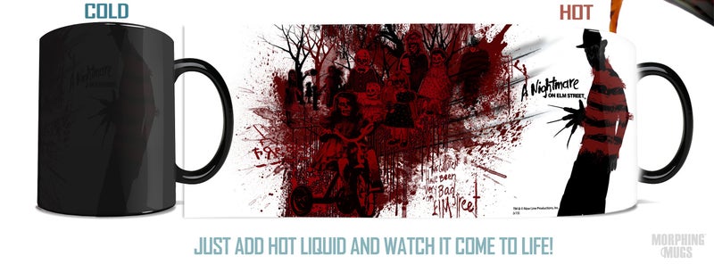 Trend Setters A Nightmare on Elm Street - The Children - One 11 oz Morphing Mugs Color Changing Heat Sensitive Ceramic Mug – Image Revealed When HOT Liquid Is Added! - Image 4