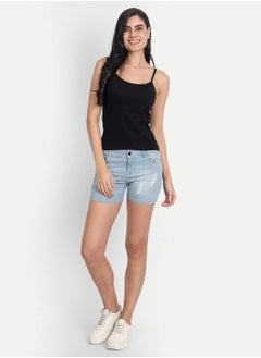 Aimly Aimly Women's Cotton Regular Fit Camisole Slip Black, White Pack of 3  - Image 2