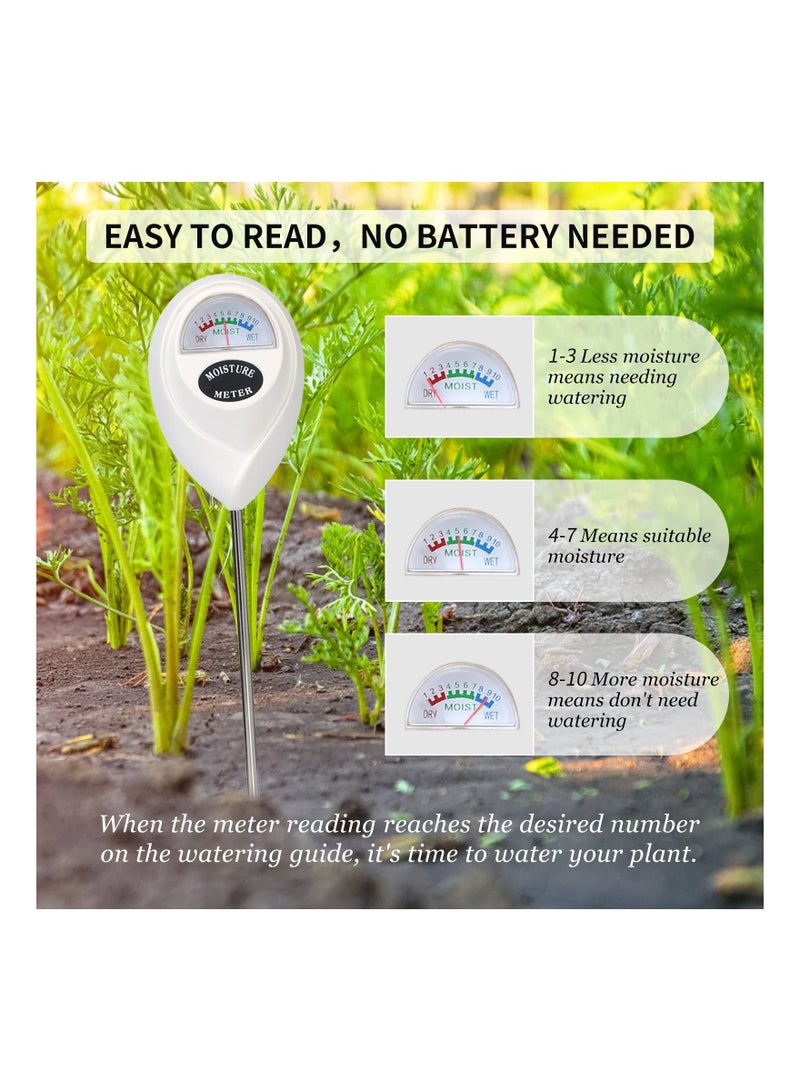 KASTWAVE Moisture Meter, Soil Moisture Meter, Soil Plant Water Meter for House Plants, Plant Moisture Meter, with Cleaning Cloth, Plant Water Meter, for Gardening, Farming, Indoor and Outdoor Plants - Image 4
