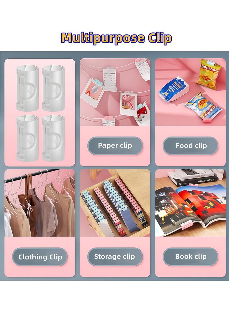 ٢٠ قطعة من مشابك تثبيت ملاءات السرير، قابلة للتعديل، لحمل أغطية السرير واللحاف، ومنظمات الأسلاك، ومستلزمات المنزل والمكتب المنزلي. أداة أساسية لا غنى عنها. - Image 3