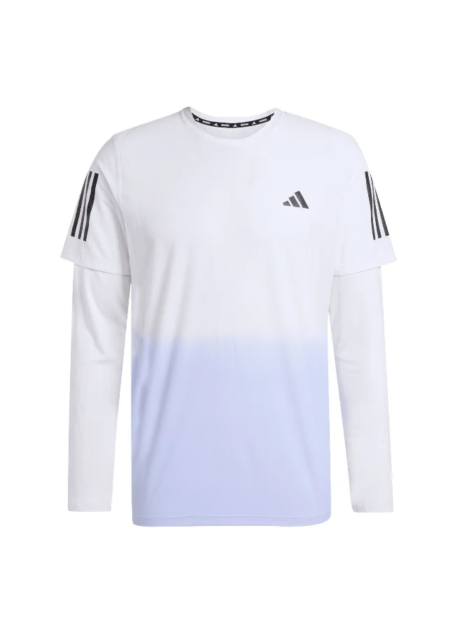 اديداس adidas own the run climacool colorblock men t-shirt