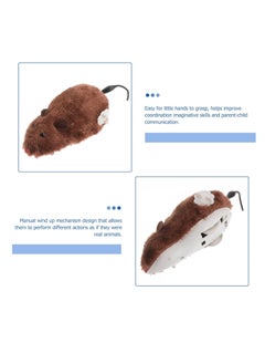 SUNSAR 4 Pack Cat Dog Pet Clockwork Mouse Toy, Wind Up Mouse Racing Mini Jumping Rat, Cat Kitten Play and Chase Moving Funny Toy  - Image 2