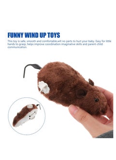 SUNSAR 4 Pack Cat Dog Pet Clockwork Mouse Toy, Wind Up Mouse Racing Mini Jumping Rat, Cat Kitten Play and Chase Moving Funny Toy  - Image 4