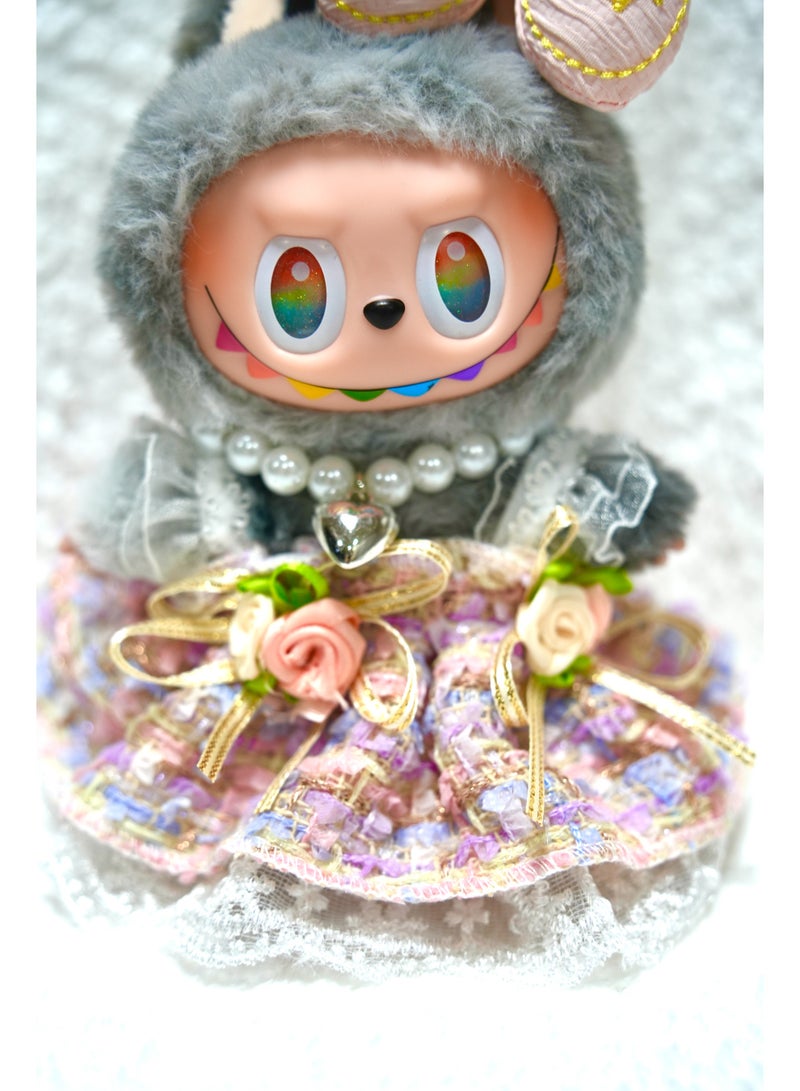 Labubu The Monsters Clothes - Labubu Outfit, Chic Style Set for Labubu Dolls, 17cm Doll Clothes Suitable for Labubu Dolls Accessories - Image 1