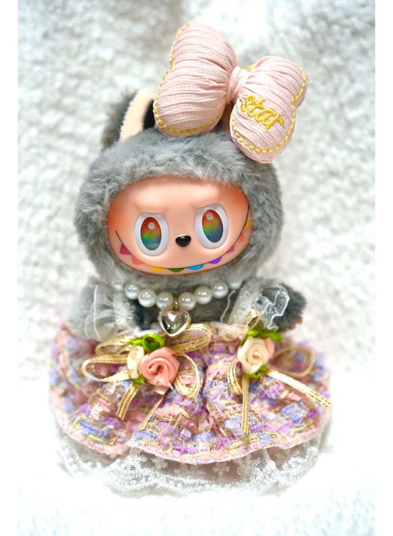 Labubu The Monsters Clothes - Labubu Outfit, Chic Style Set for Labubu Dolls, 17cm Doll Clothes Suitable for Labubu Dolls Accessories - Image 4