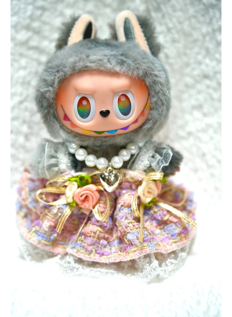 Labubu The Monsters Clothes - Labubu Outfit, Chic Style Set for Labubu Dolls, 17cm Doll Clothes Suitable for Labubu Dolls Accessories - Image 2