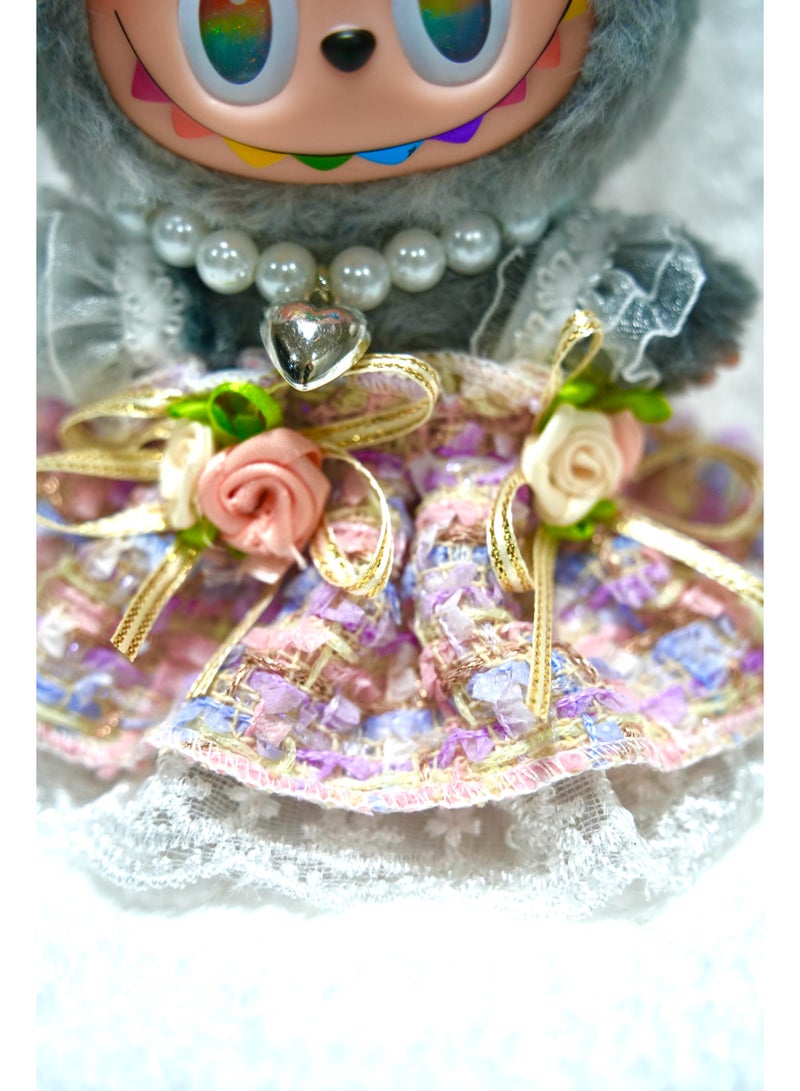 Labubu The Monsters Clothes - Labubu Outfit, Chic Style Set for Labubu Dolls, 17cm Doll Clothes Suitable for Labubu Dolls Accessories - Image 3