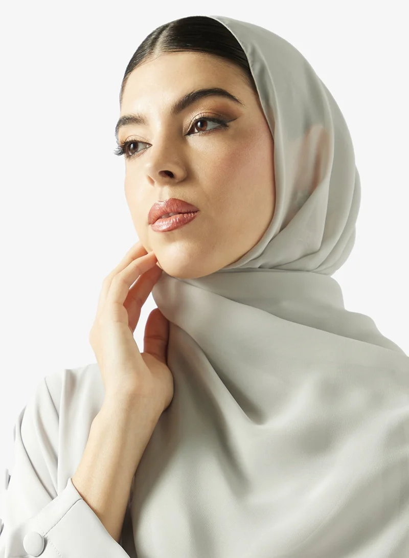 hayas closet  Buttoned Detailing Sleeve Open Front Lapel Collar Abaya for Women | Best Price UAE