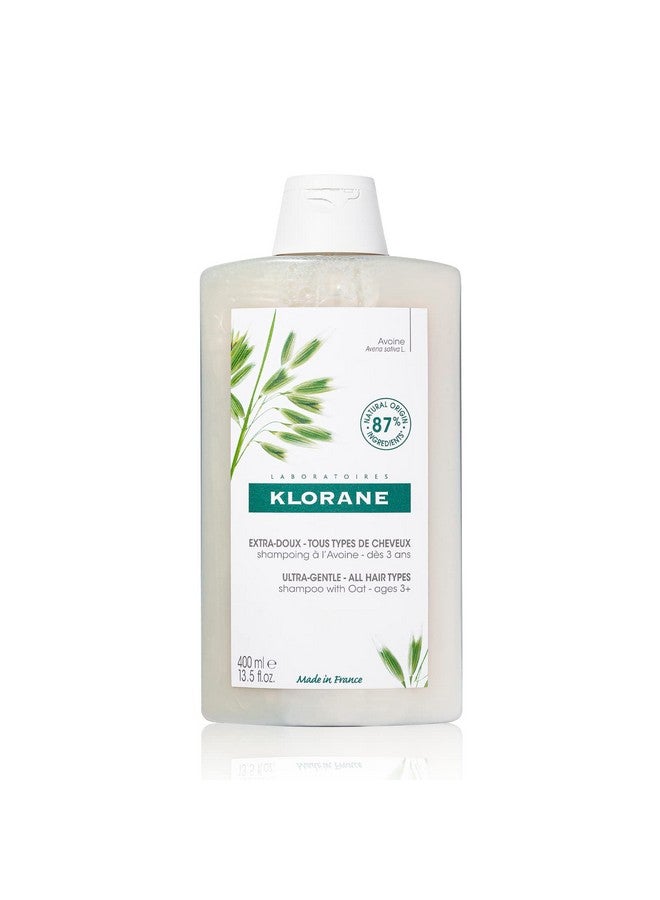 Klorane Ultragentle Shampoo With Oat Milk Sulfatefree Dermatologist And Pediatric Tested Hypoallergenic Vegan Plantbased Biodegradable 13.5 Ounce (Pack Of 1) - Image 2