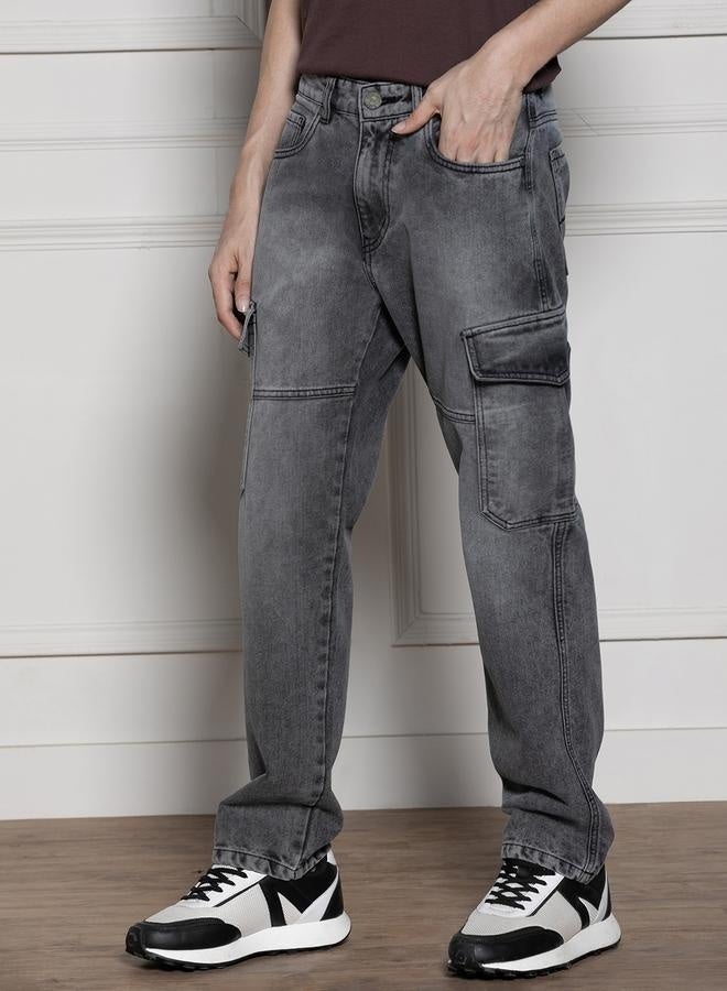 Dennis Lingo Men’s Relaxed Fit Light Grey Jeans – Effortless and Stylish  - Image 5