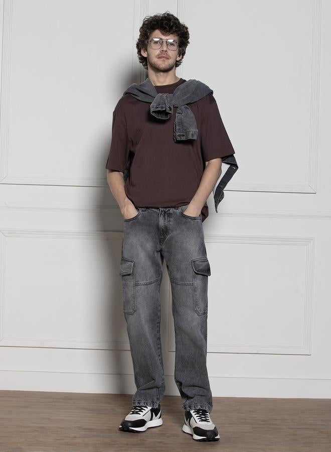 Dennis Lingo Men’s Relaxed Fit Light Grey Jeans – Effortless and Stylish  - Image 1