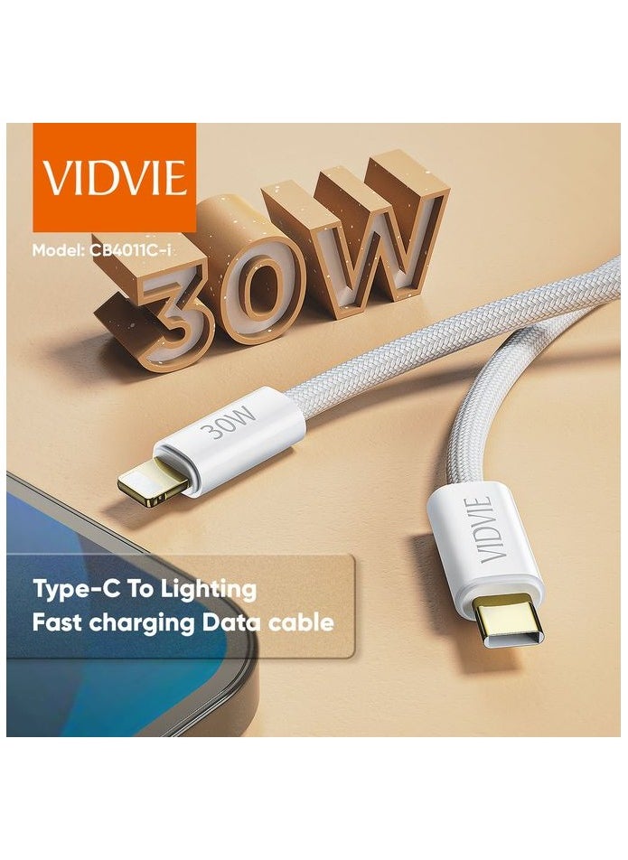 فيدفي - Vidvie (CB4011C&i) كابل بيانات فيدفي من النوع تايب سي إلى لايتنيج - Image 1