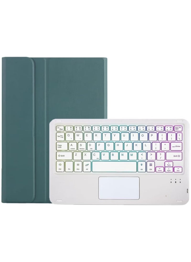 Generic Touchpad Arabic and English keyboard case for Redmi pad 10.6 inch 2022, backlight, multi-touch trackpad, flip stand case with pencil holder  - Image 2