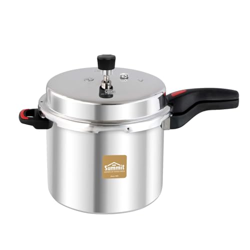 Summit Outer Lid 10 Litres Heavy Pressure Cooker with Non Induction Base Aluminium Pressure Cooker - Image 1