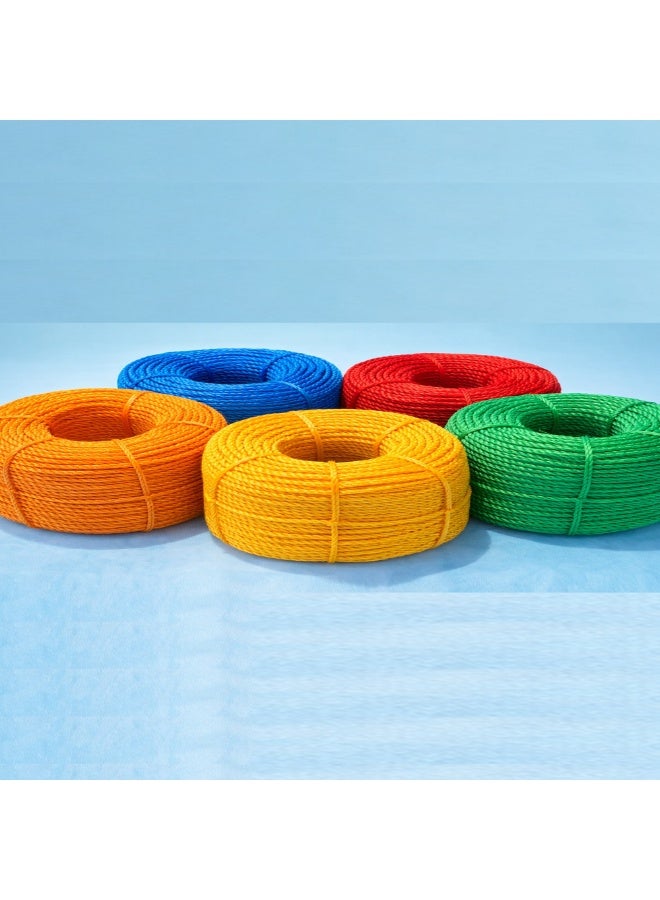 Biella حبل بوليستر نايلون 3 مم مضفر وم twisted، 55 متر حبل قوي ومتعدد الاستخدامات (برتقالي) - Image 4