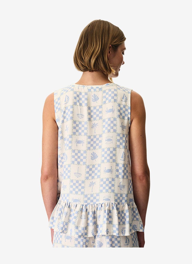 Penti Women Sun Kissed Blue Camisole - Image 4