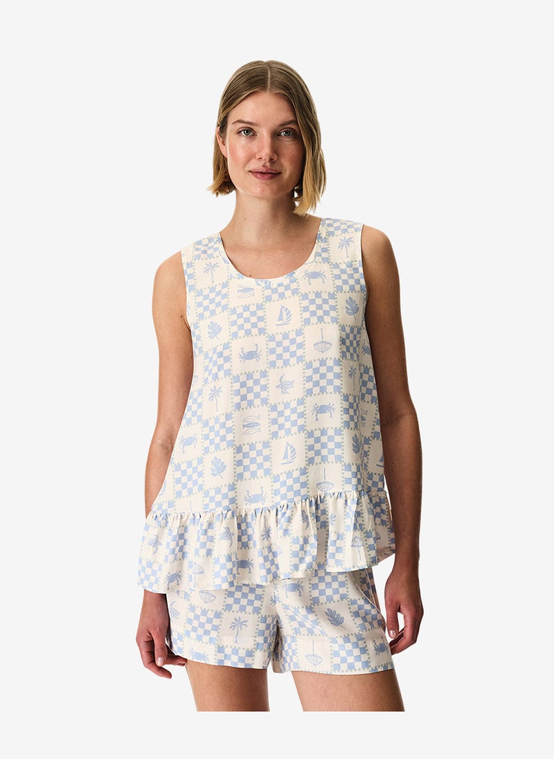 Penti Women Sun Kissed Blue Camisole - Image 1