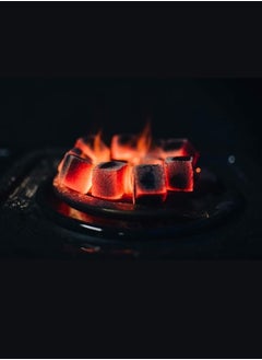 Plynox 126-Peices Naar Coal 100% Natural Coconut Charcoal Cubes Quick burn use for fragnance and increase the aste of Meal Provide You Delicious Food  - Image 4