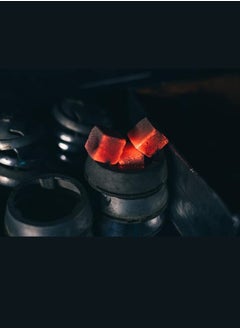 Plynox 126-Peices Naar Coal 100% Natural Coconut Charcoal Cubes Quick burn use for fragnance and increase the aste of Meal Provide You Delicious Food  - Image 5