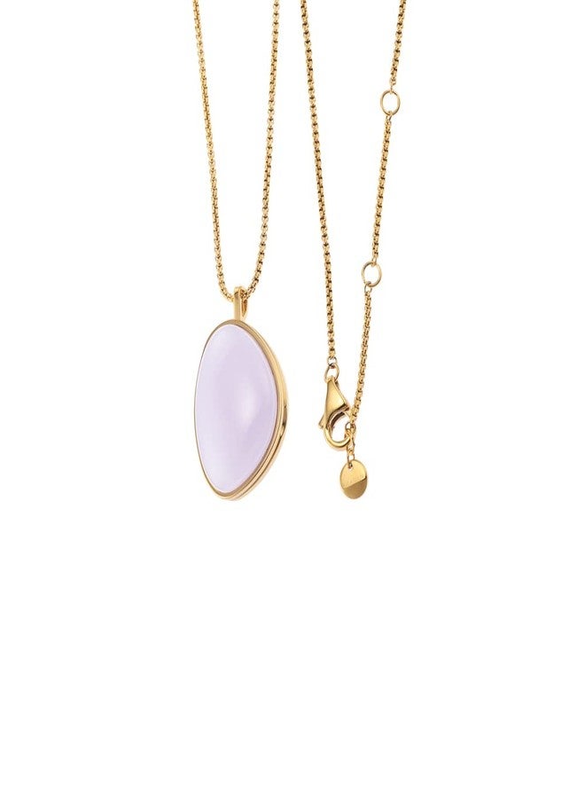 سكاجين قلادة ذهبية للنساء من زجاج البحر Skj1720710 - Image 2