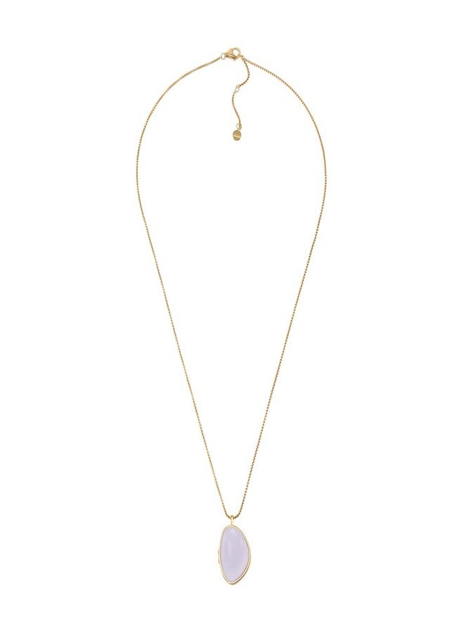 سكاجين قلادة ذهبية للنساء من زجاج البحر Skj1720710 - Image 1