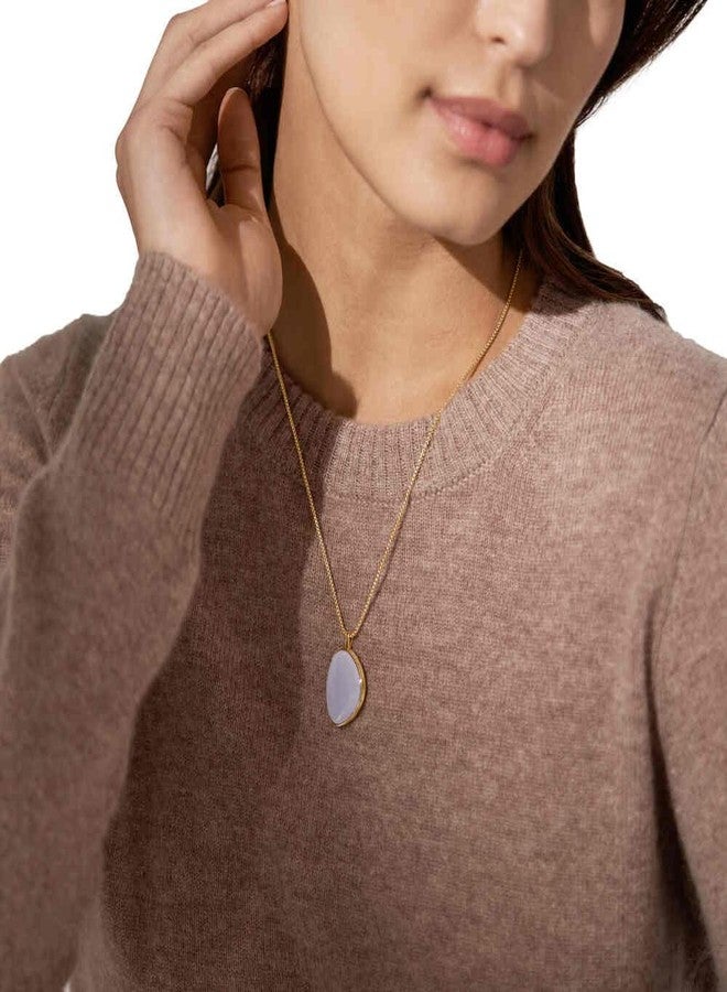 سكاجين قلادة ذهبية للنساء من زجاج البحر Skj1720710 - Image 5