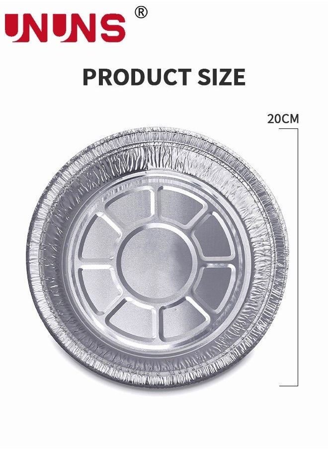 50 Pcs Air Fryer Disposable Liners,6.3inch Non-Stick Aluminum Foil Air Fryer Liners,Oil-proof Water-proof Air Fryer Liners,Food Grade Aluminum Foil For Baking,Frying,Grilling,Roasting Microwave