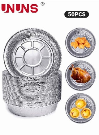 50 Pcs Air Fryer Disposable Liners,6.3inch Non-Stick Aluminum Foil Air Fryer Liners,Oil-proof Water-proof Air Fryer Liners,Food Grade Aluminum Foil For Baking,Frying,Grilling,Roasting Microwave - pzsku/ZEA67E6CB3FB937FF1B49Z/45/_/1672895073/bdd80a41-2589-49c2-9ea0-4e6841402151