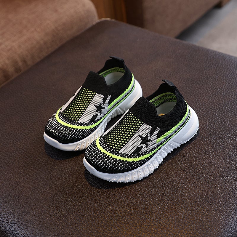 Mesh Sneakers Lightweight Flexible Sole Walking Shoes For Kids Indoor And Outdoor Activities - Image 4