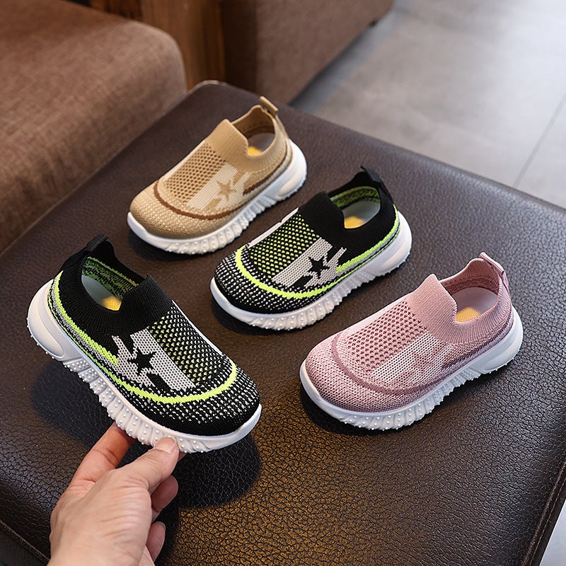 Mesh Sneakers Lightweight Flexible Sole Walking Shoes For Kids Indoor And Outdoor Activities - Image 2
