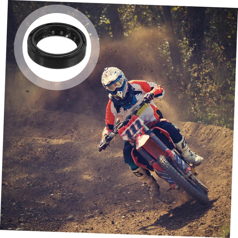 Motorcycle Front Fork Oil Seal Kit 2 Pieces Durable Construction Easy Installation - Image 5