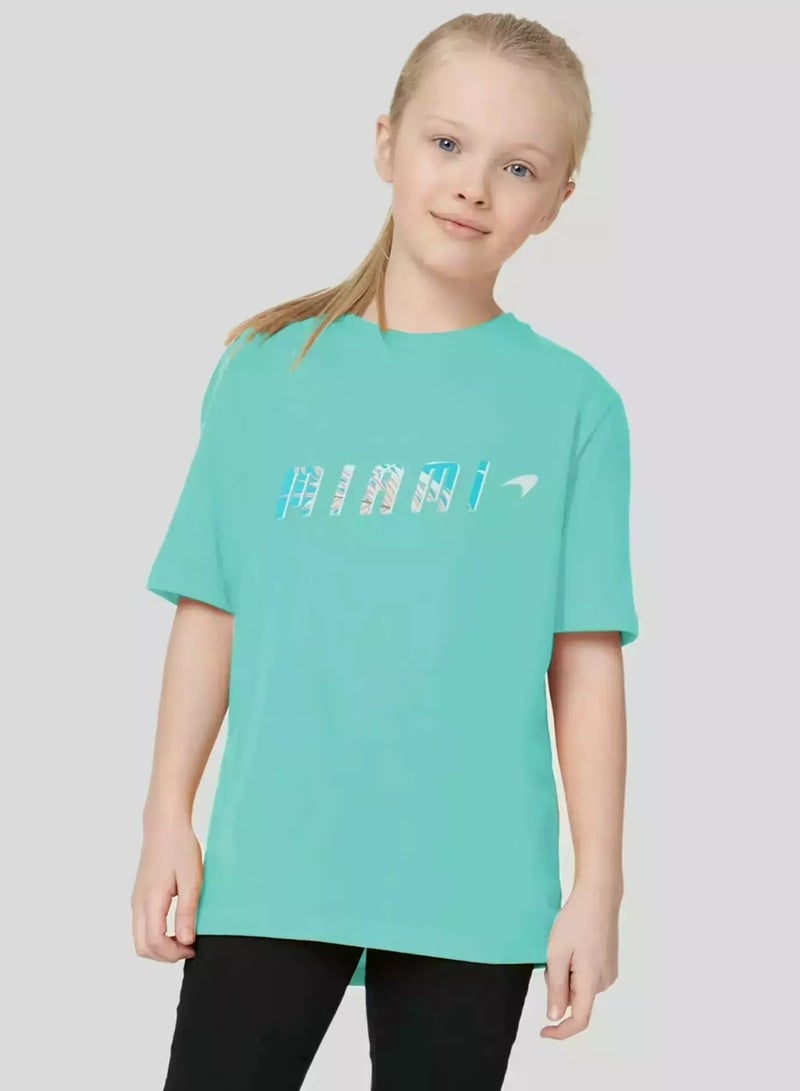 MCLAREN JUNIOR MIAMI PALM GRAPHIC T-SHIRT - Image 1