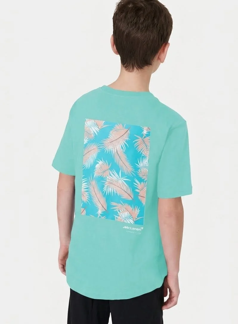 Mclaren MCLAREN JUNIOR MIAMI PALM GRAPHIC T-SHIRT