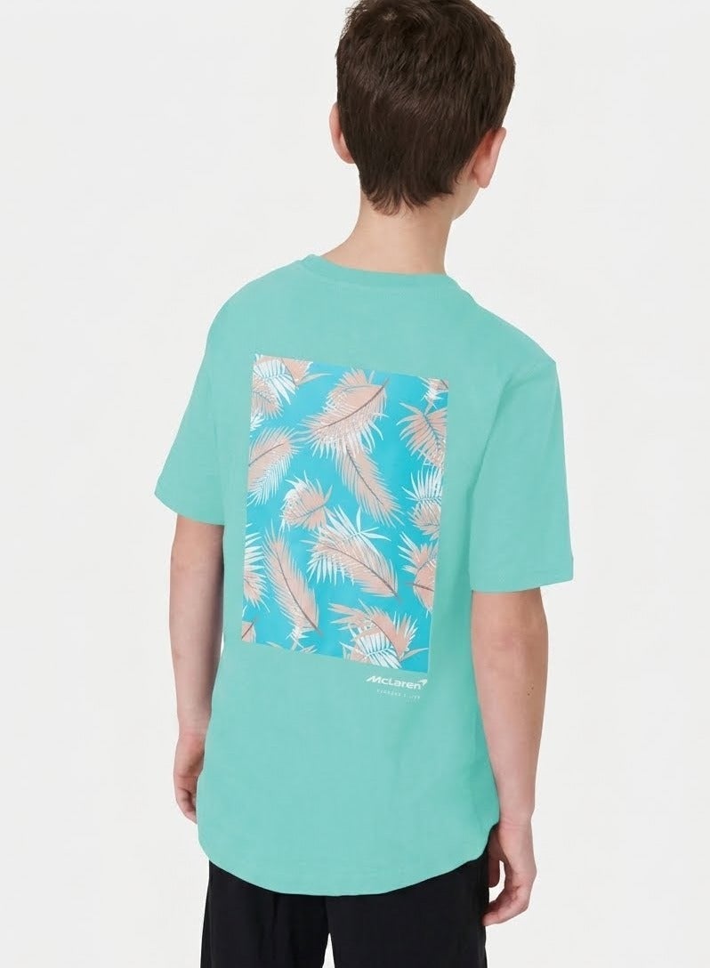 MCLAREN JUNIOR MIAMI PALM GRAPHIC T-SHIRT - Image 2