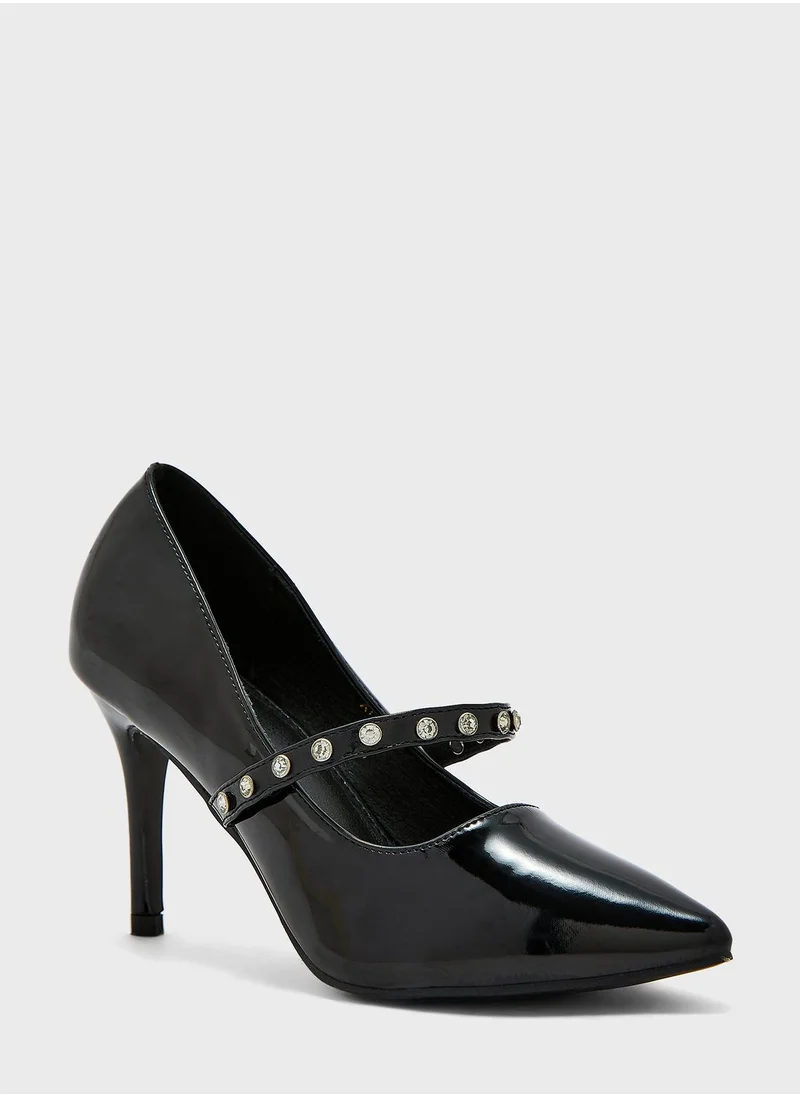 ELLA Patent Pointed Pump